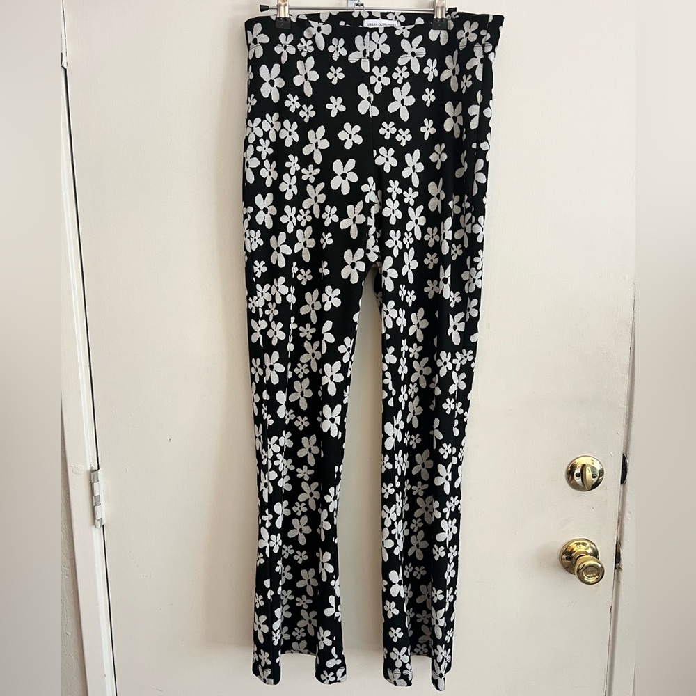 Urban Outfitters Monochrome Floral Pants